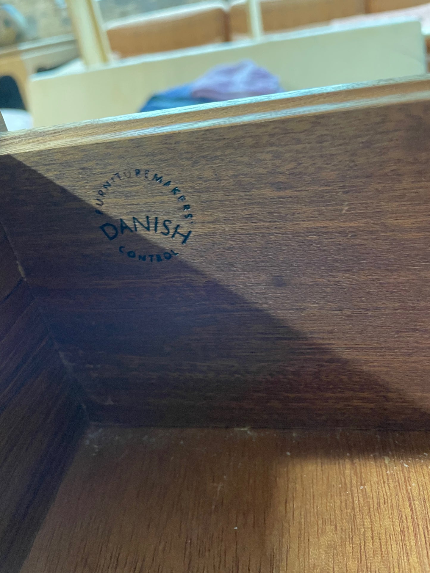 SOLD – Danish Modern Arne Wahl Iversen Teak Chest with One Large Top Drawer & Storage