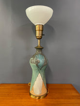 Load image into Gallery viewer, Harry Holl For Scargo Pottery Large Ceramic Lamp From His Personal Collection