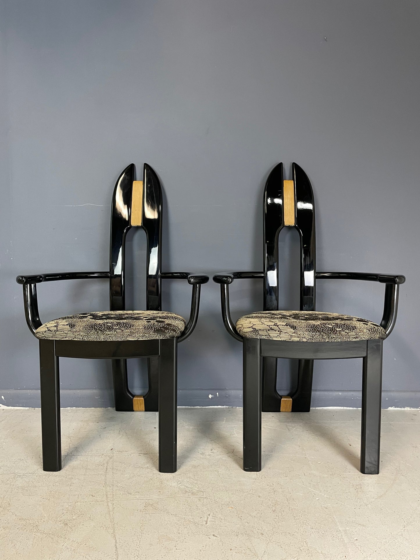SOLD – Set of Eight Italian Dining Chairs by Pietro Costantini for Ello