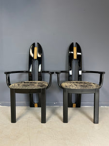 Set of Eight Italian Dining Chairs by Pietro Costantini for Ello