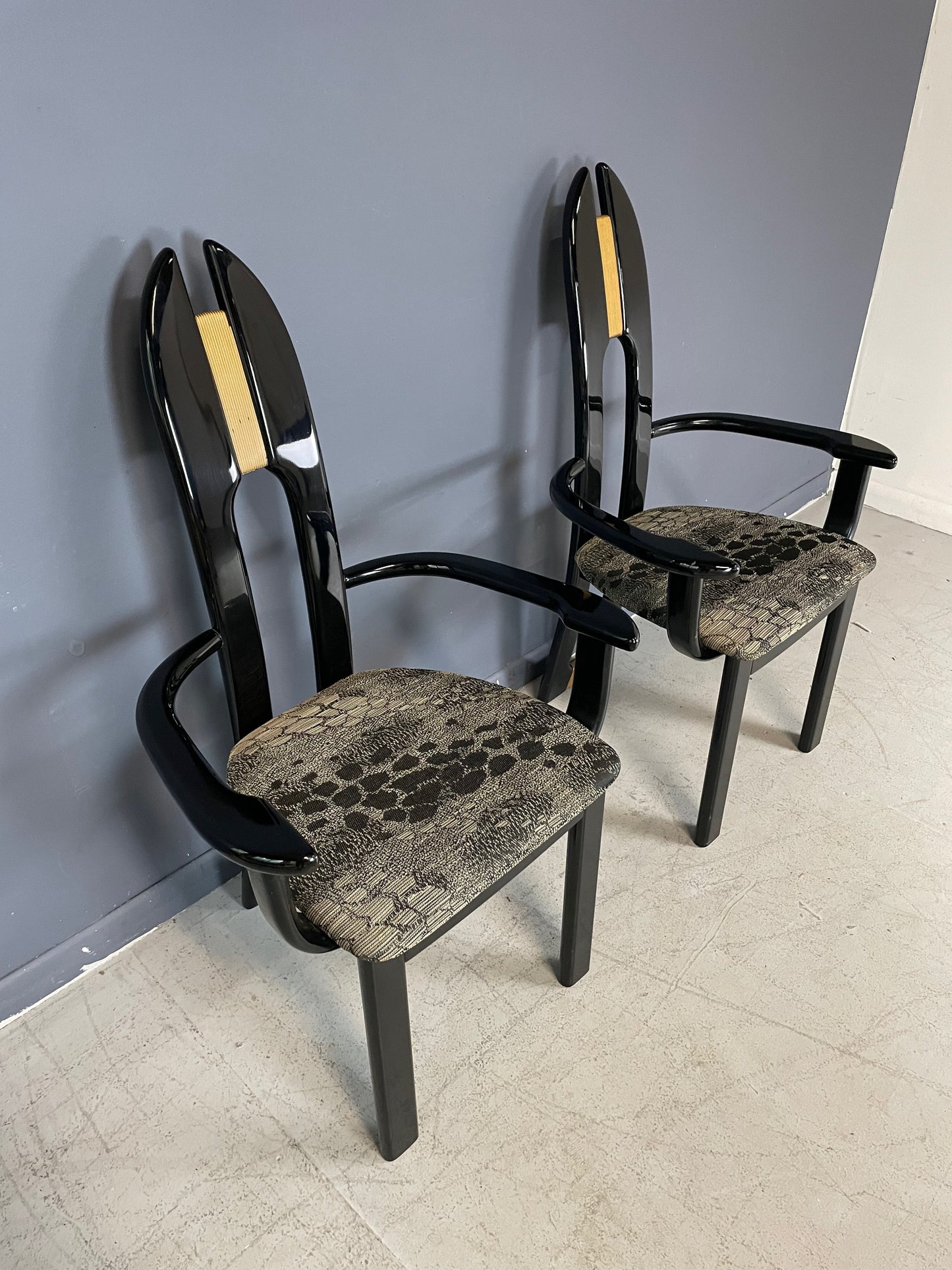 SOLD – Set of Eight Italian Dining Chairs by Pietro Costantini for Ello
