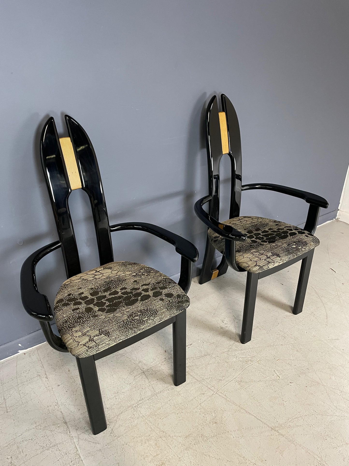 SOLD – Set of Eight Italian Dining Chairs by Pietro Costantini for Ello