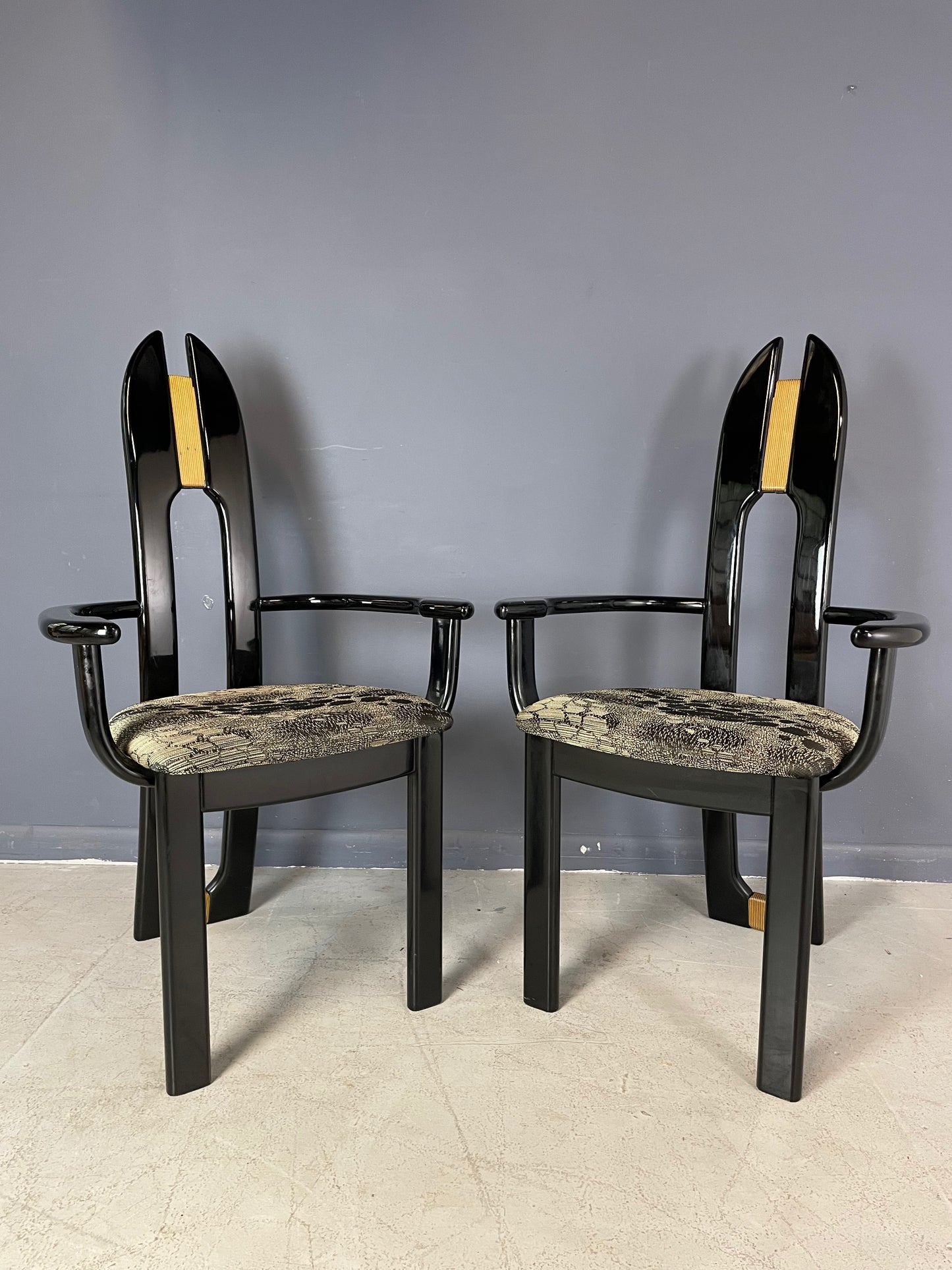 SOLD – Set of Eight Italian Dining Chairs by Pietro Costantini for Ello