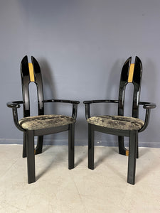 Set of Eight Italian Dining Chairs by Pietro Costantini for Ello