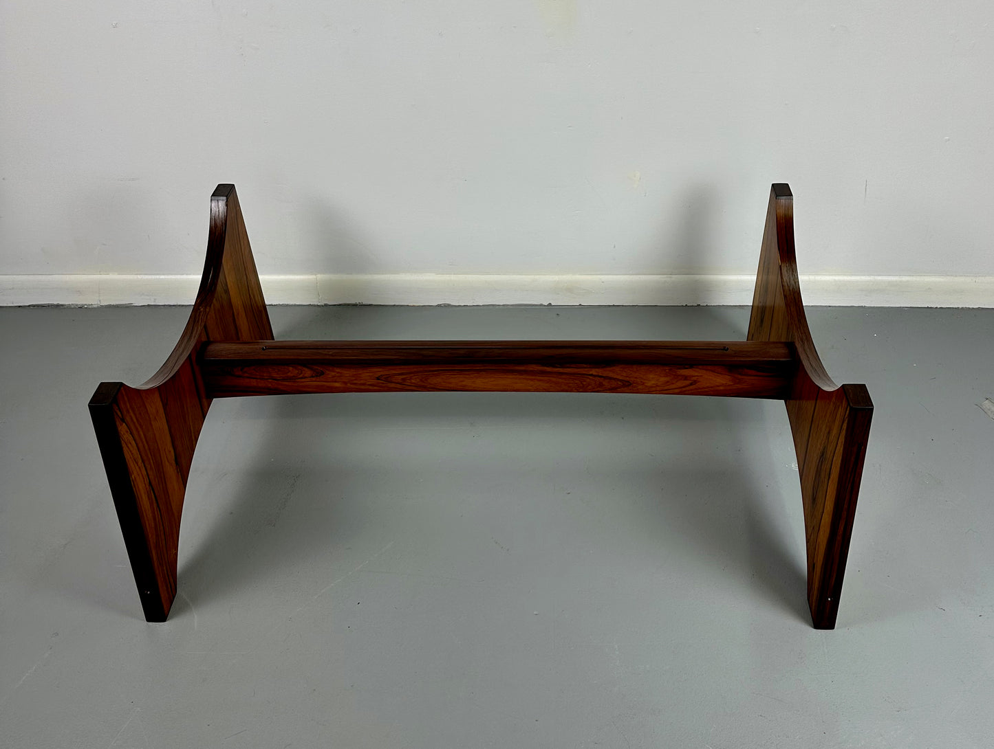 SOLD – Rosewood and Glass Large Rectangular Mid Century Coffee Table by Torpe of Norway