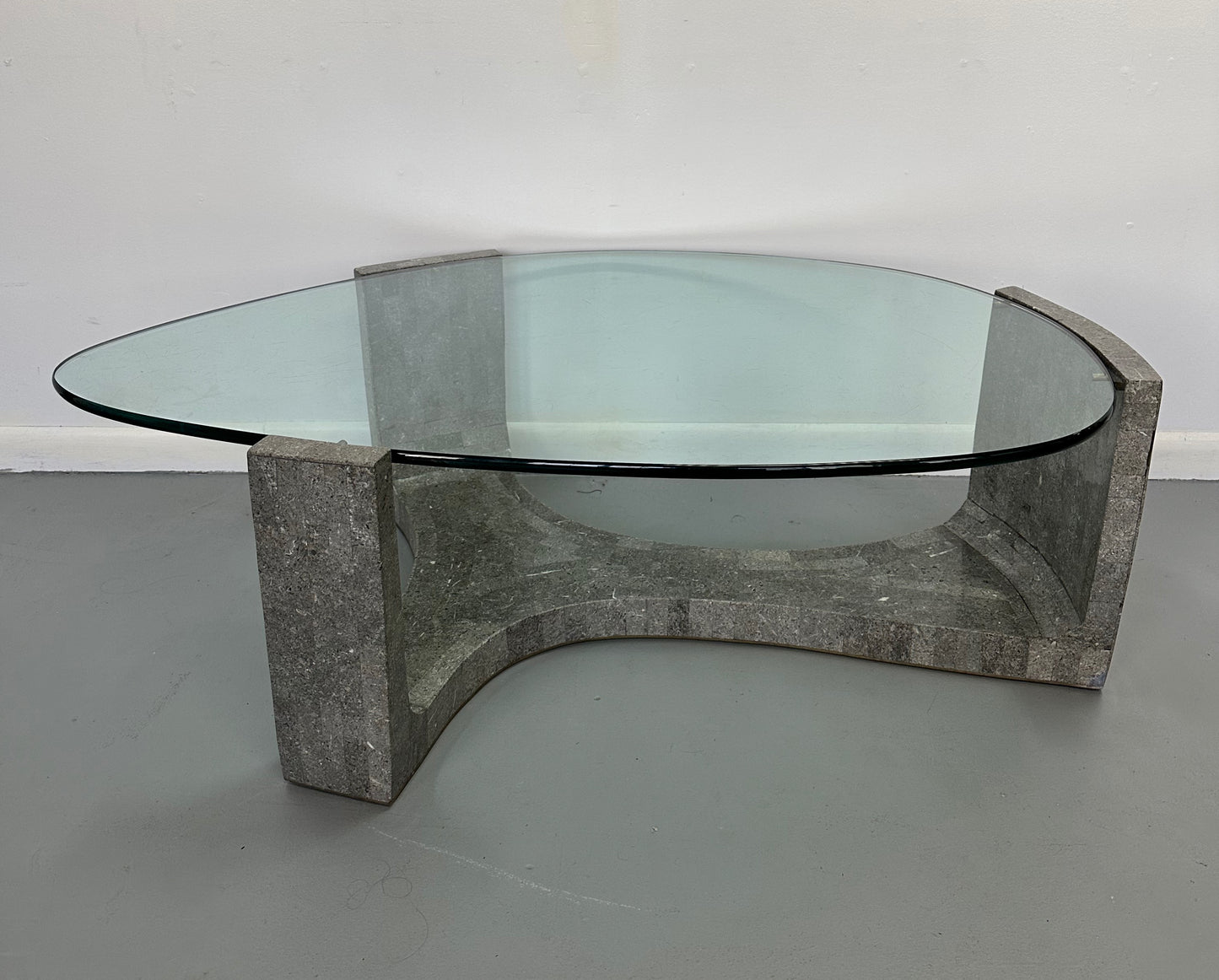 SOLD – Mid Century Tessellated Stone Coffee Table Maitland Smith