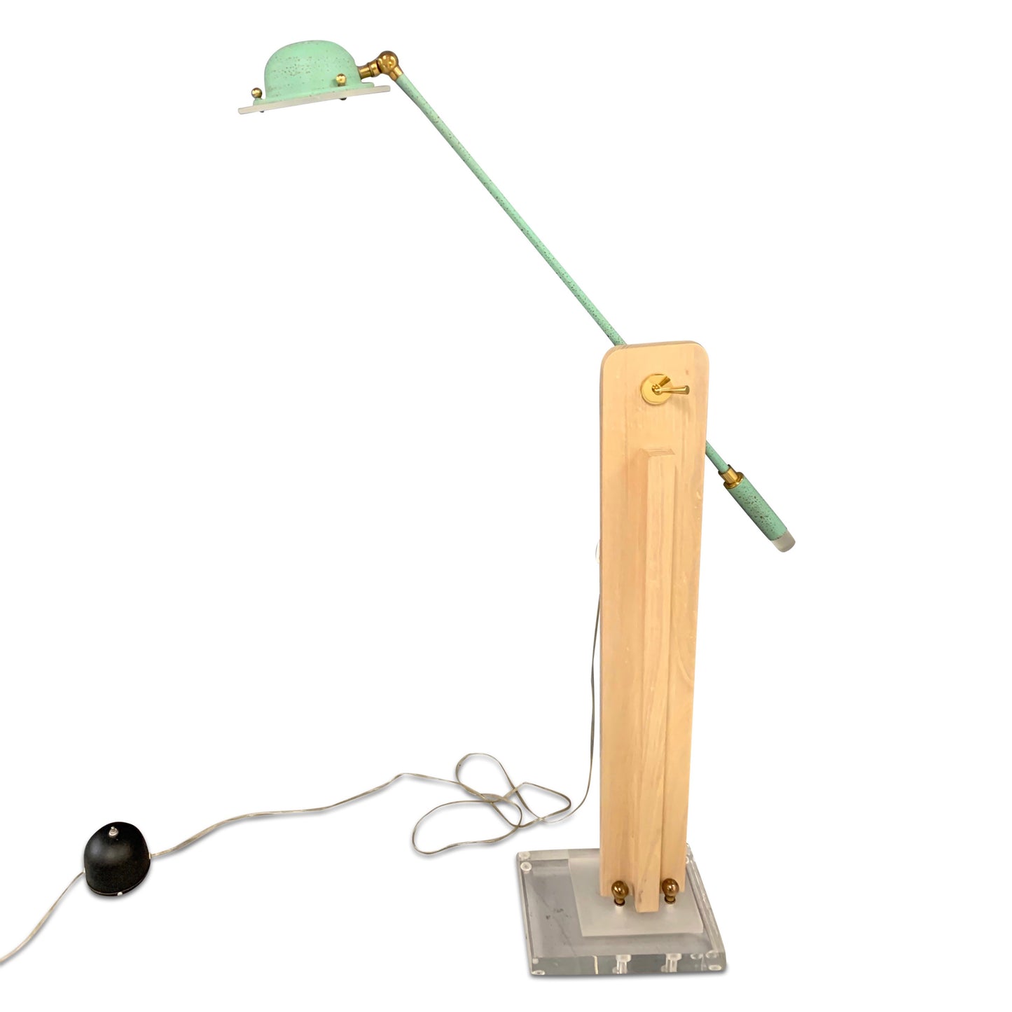 SOLD – Memphis Style Lamp by Bauer Lamp Co. in the Style of Sottsass Midcentury