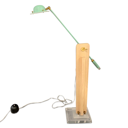 SOLD – Memphis Style Lamp by Bauer Lamp Co. in the Style of Sottsass Midcentury