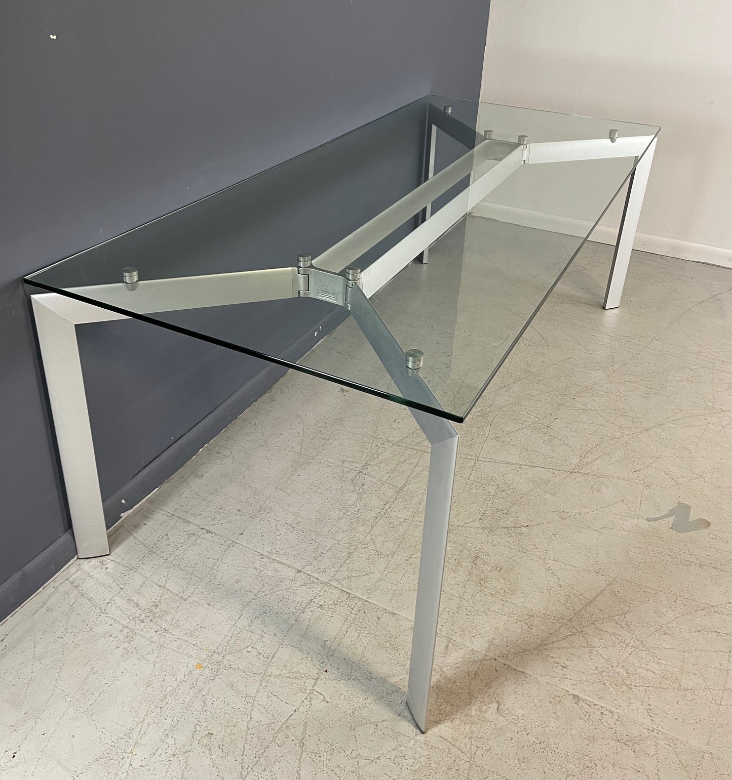 SOLD – Modern Contemporary Italian Dining Table "METRA" by Makio Hasuike for Seccose
