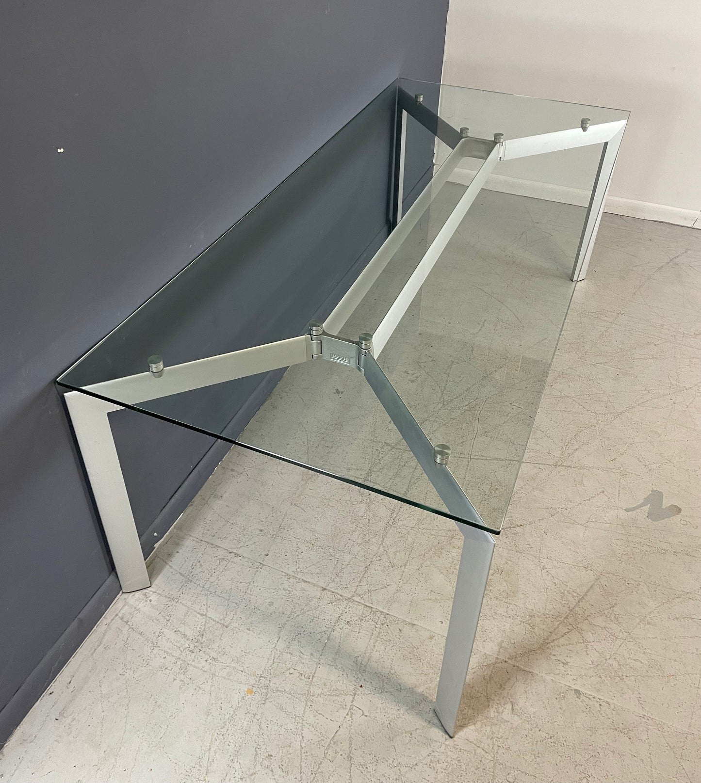 SOLD – Modern Contemporary Italian Dining Table "METRA" by Makio Hasuike for Seccose