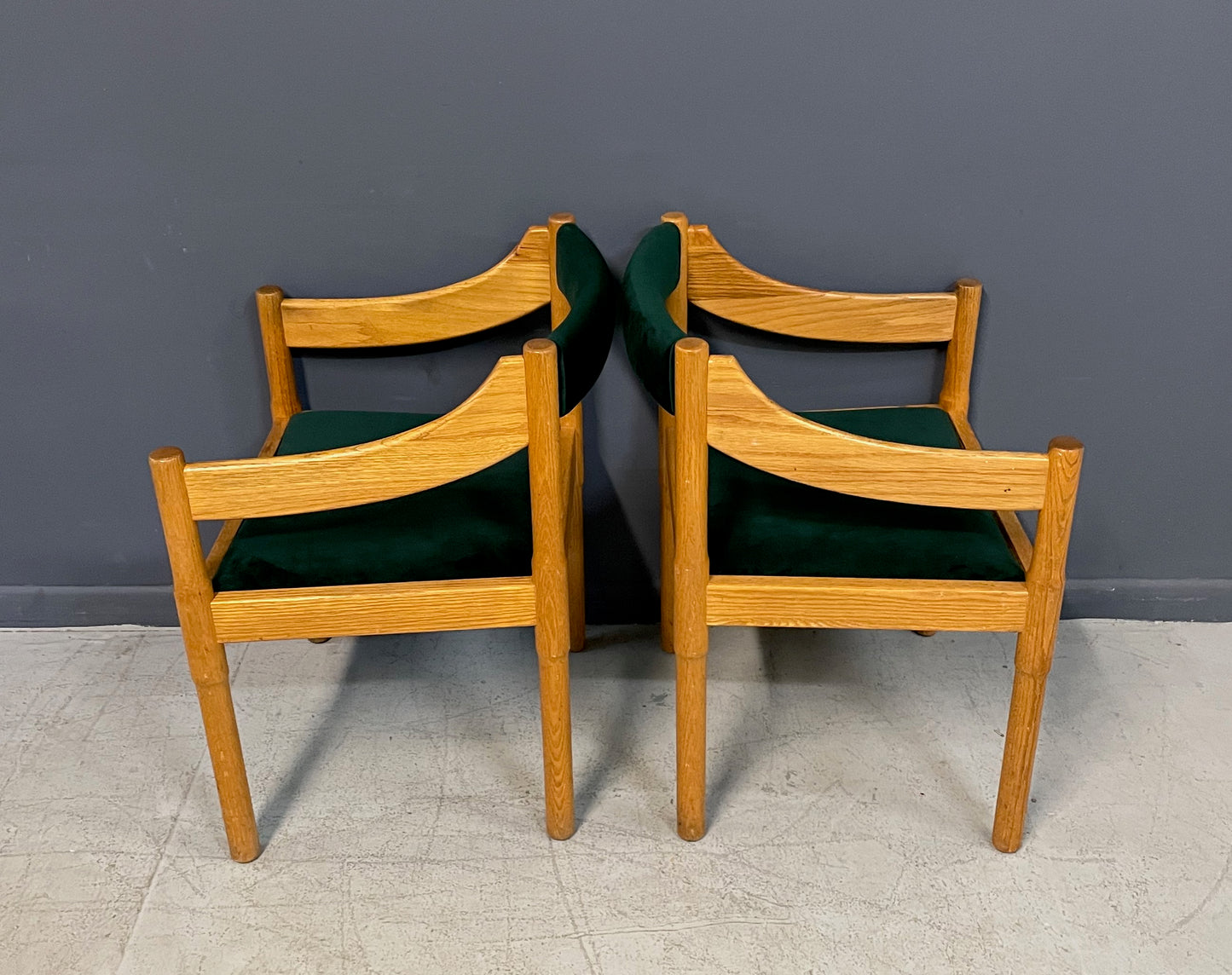 SOLD – Vico Magistretti "Carimate" Dining Chairs for Cassina, 1960, Set of 6