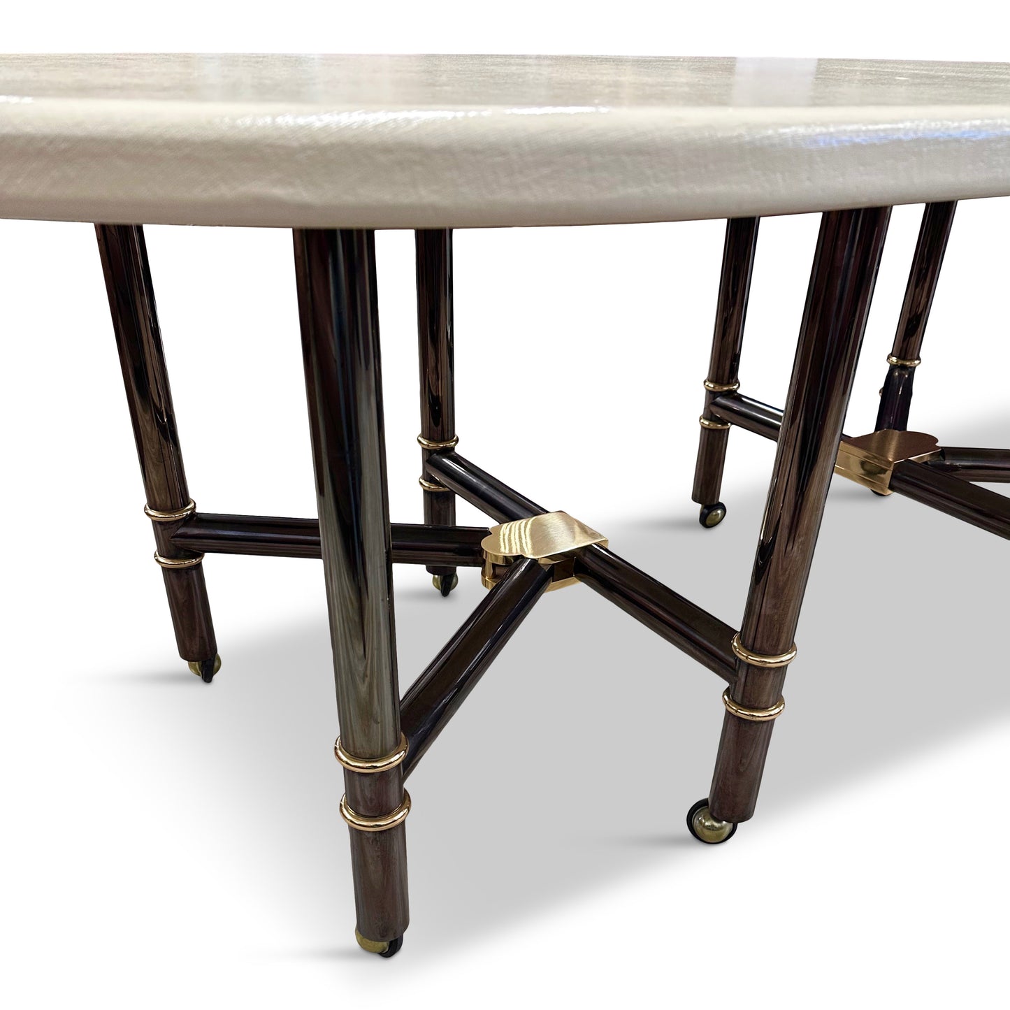 Iconic Maison Jansen Dining Table Royale, France, circa 1970