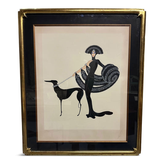 SOLD – Erté Symphony In Black 1983