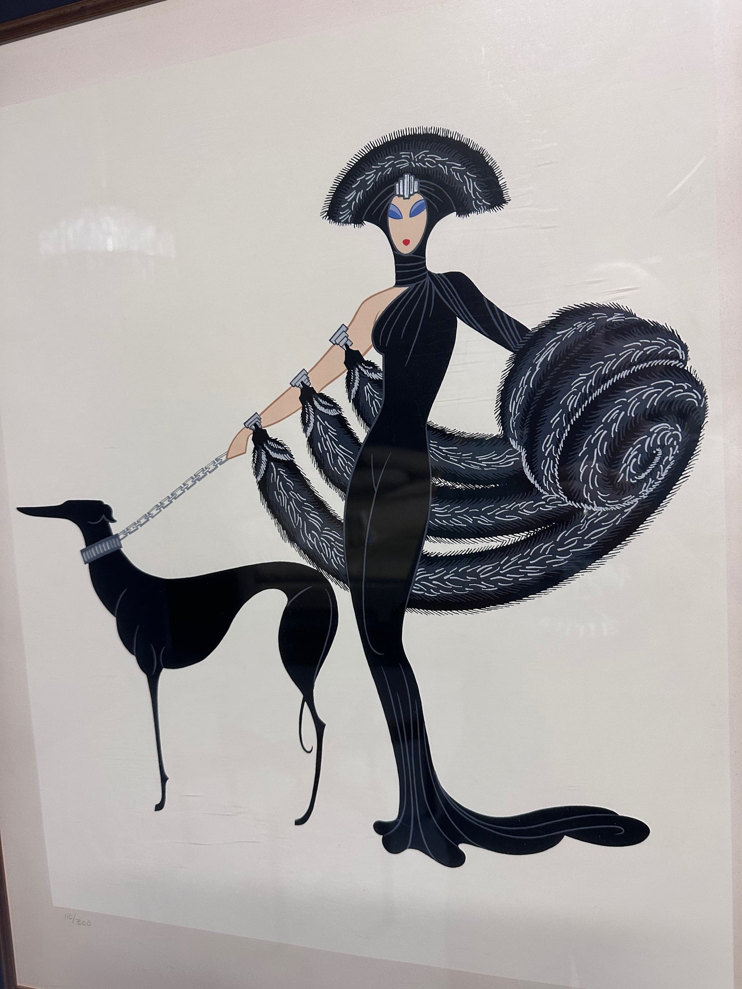 SOLD – Erté Symphony In Black 1983