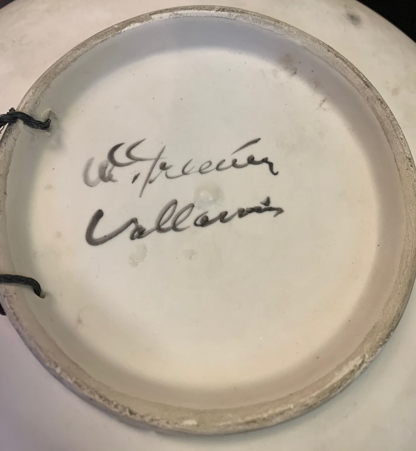 Vallauris Ceramic Plaque by Marie Christine Triene