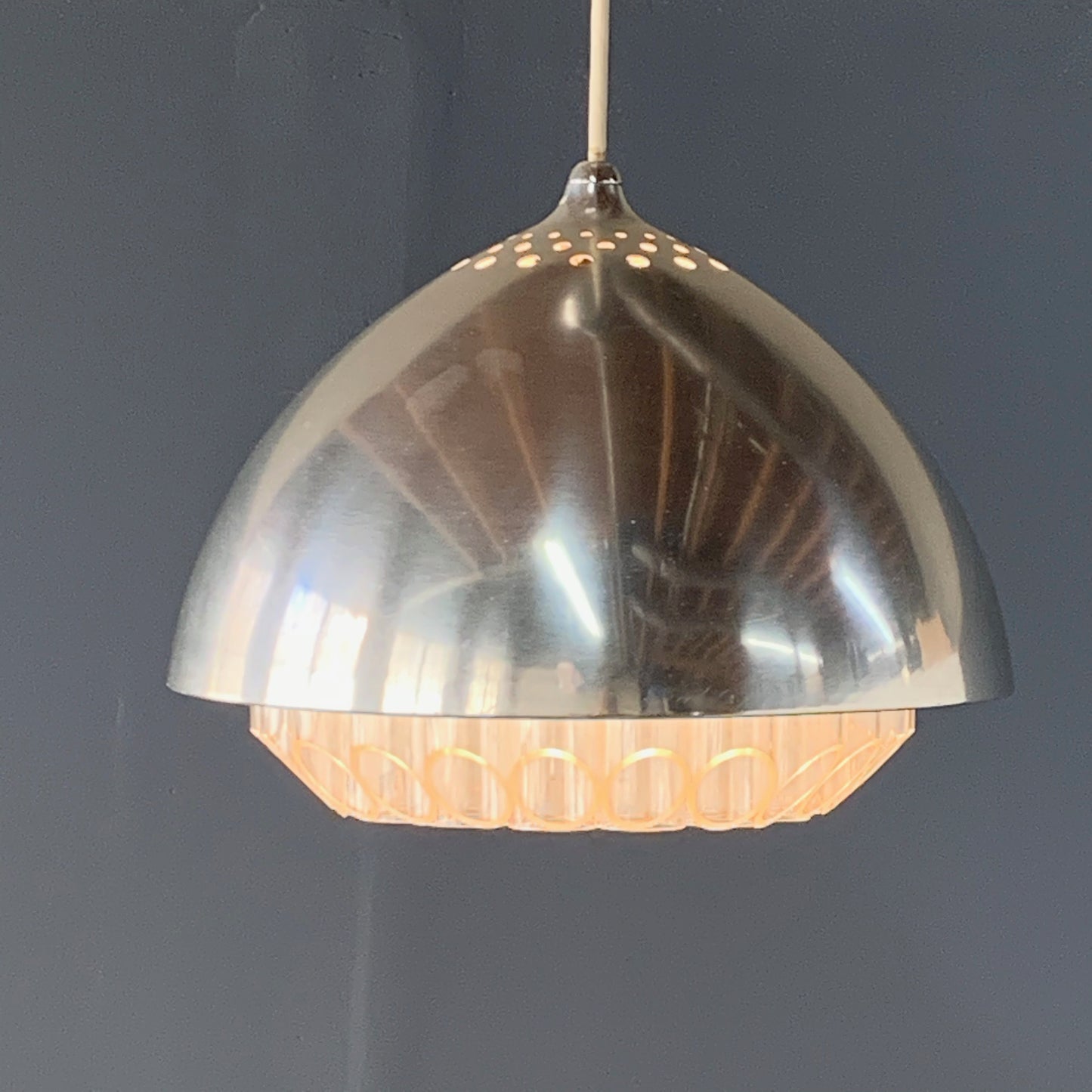 Nimbus / Beehive Pendant Lamp by George Nelson and Associates Mid Century