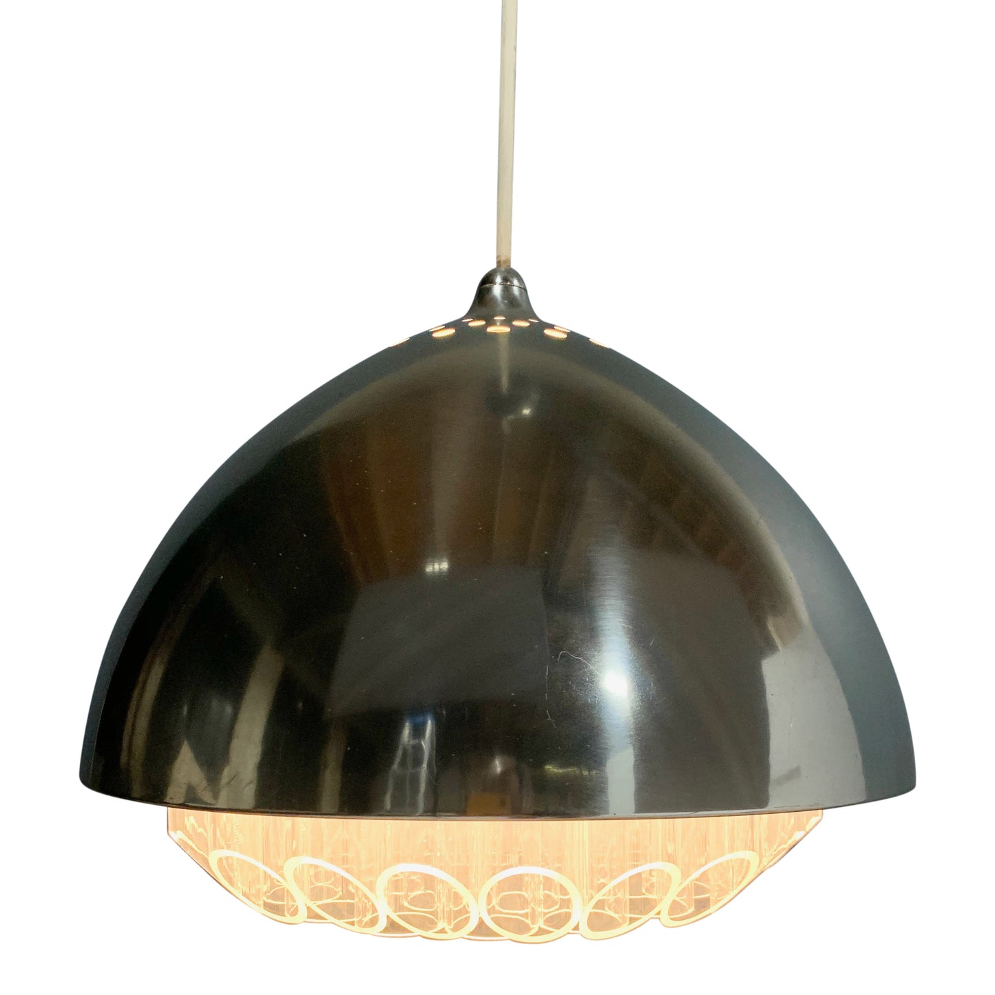 Nimbus / Beehive Pendant Lamp by George Nelson and Associates Mid Century