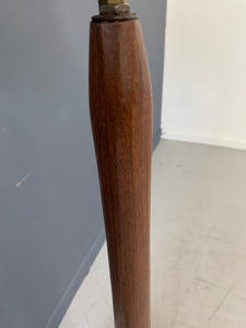 Walnut Studio Hand Carved Floor Lamp in The Style of Phillip Lloyd Powell