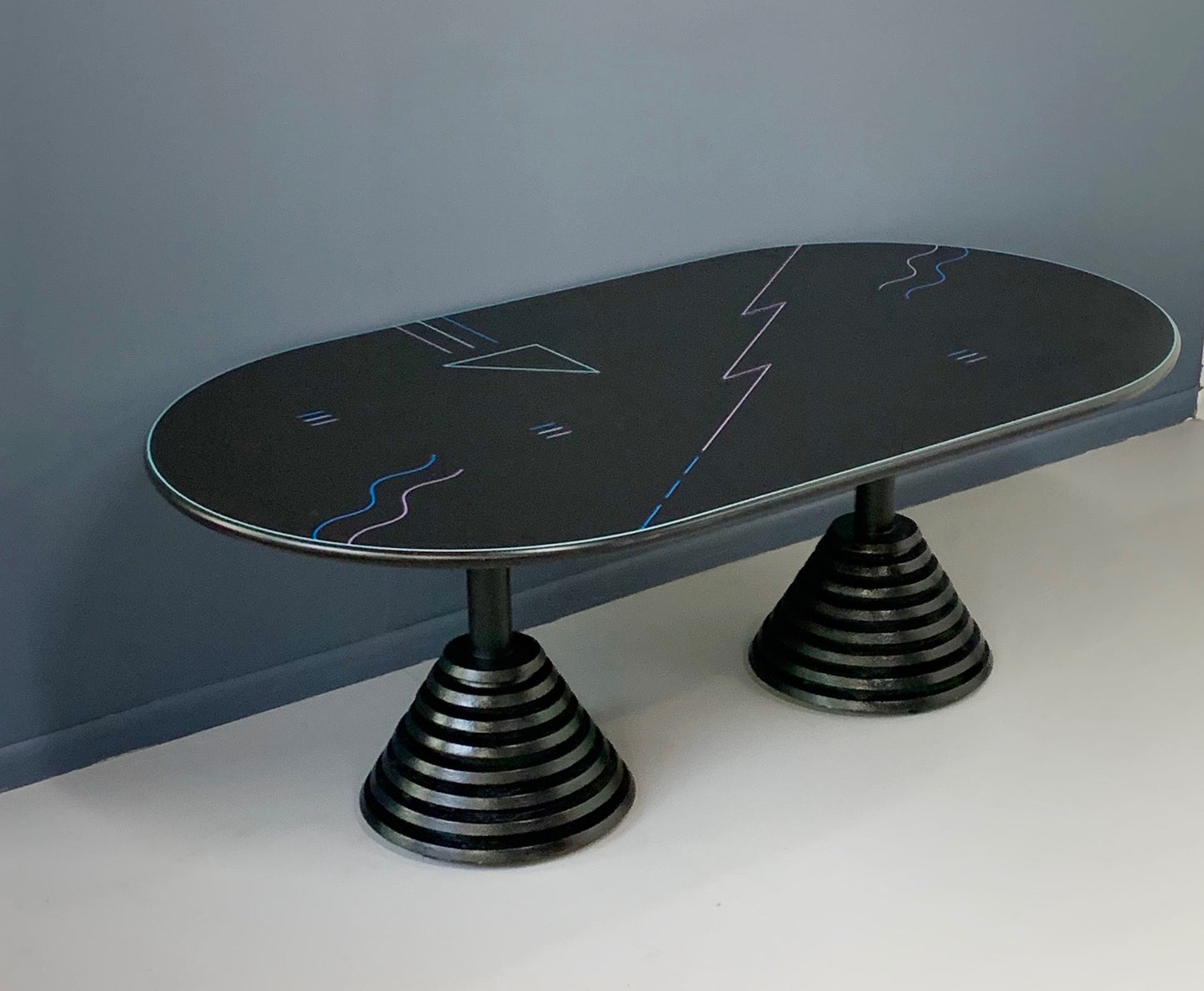 SOLD – Post Modern Desk in the Style of Ettore Sottsass