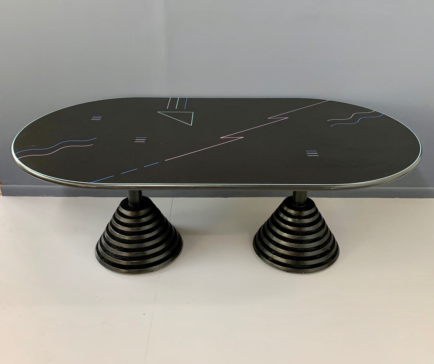 SOLD – Post Modern Desk in the Style of Ettore Sottsass