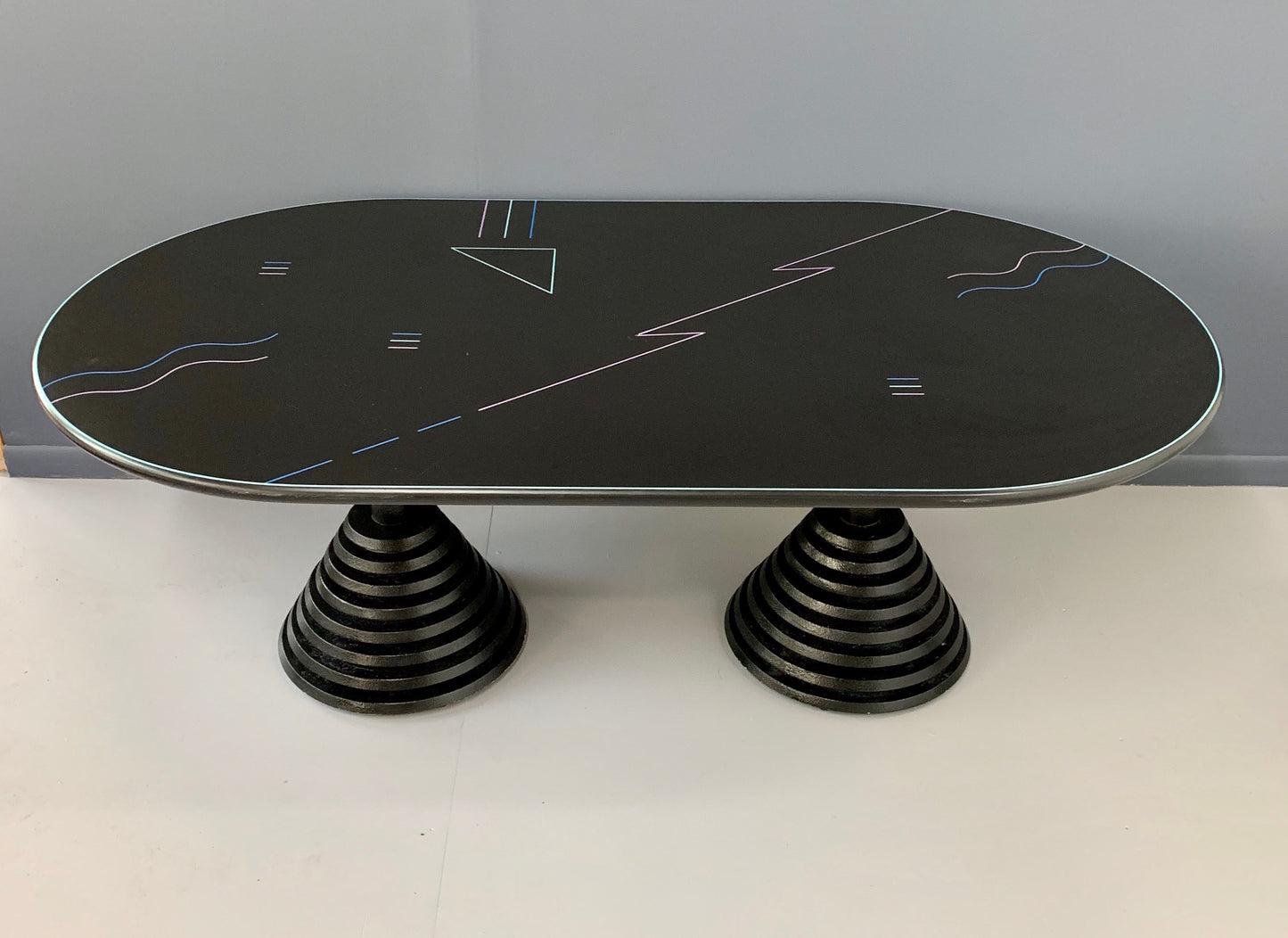 SOLD – Post Modern Desk in the Style of Ettore Sottsass