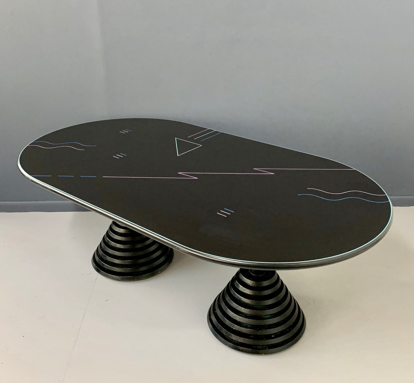 SOLD – Post Modern Desk in the Style of Ettore Sottsass