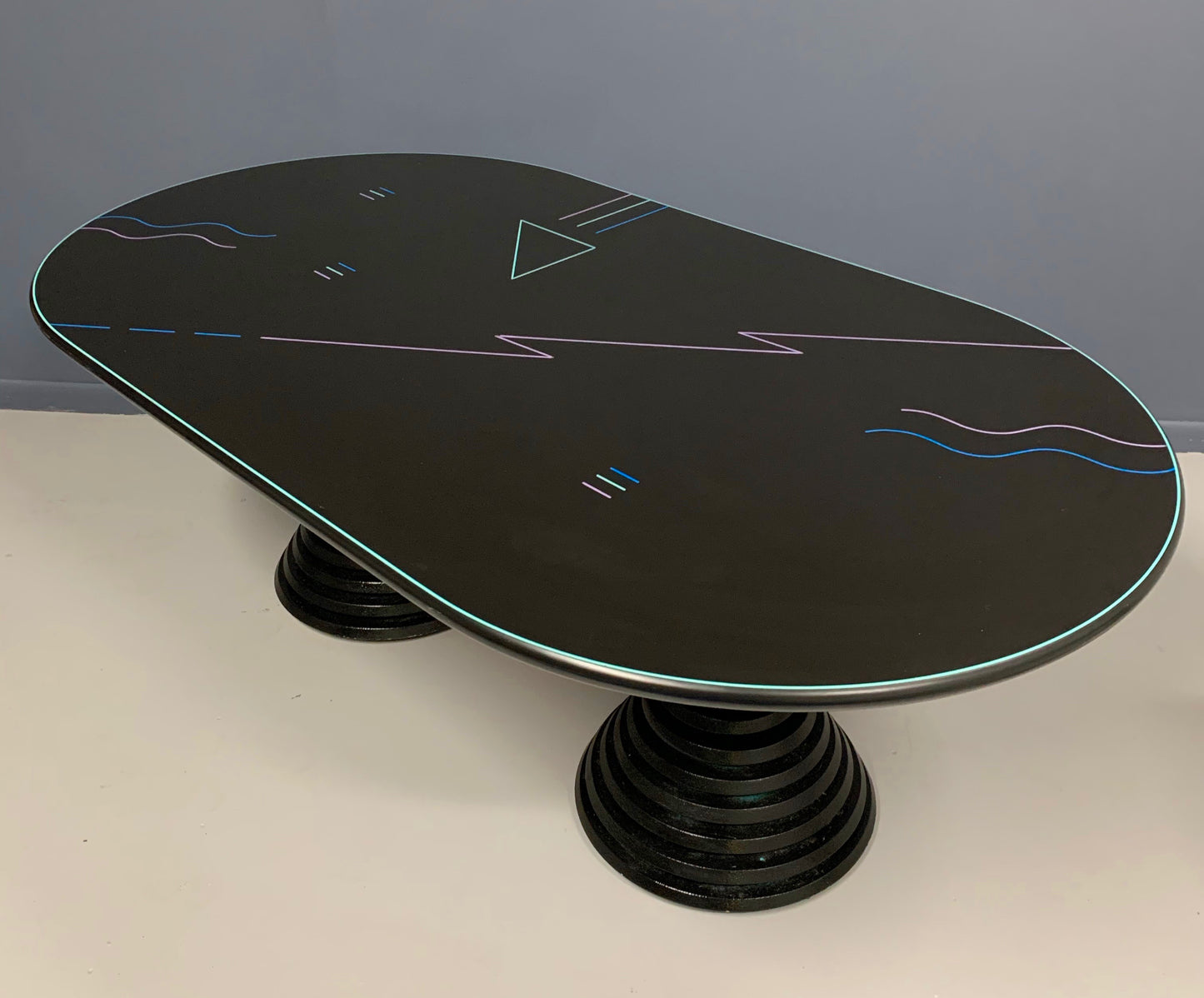 SOLD – Post Modern Desk in the Style of Ettore Sottsass