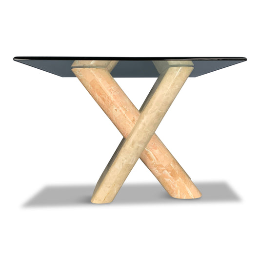 SOLD – Maitland Smith Tessellated Occasional Table Postmodern