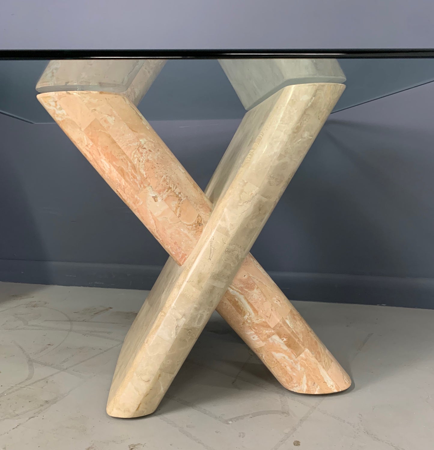 SOLD – Maitland Smith Tessellated Occasional Table Postmodern