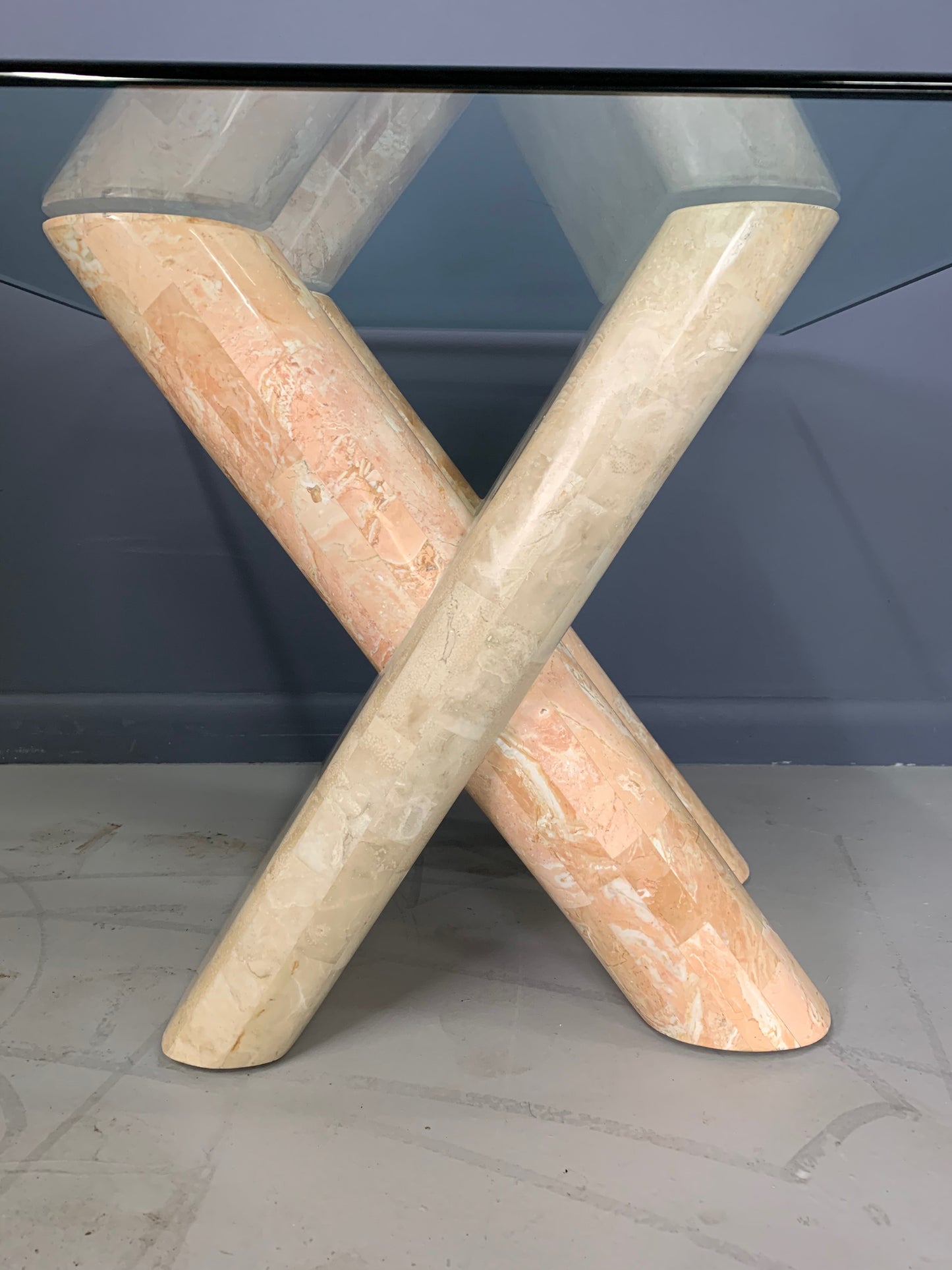 SOLD – Maitland Smith Tessellated Occasional Table Postmodern