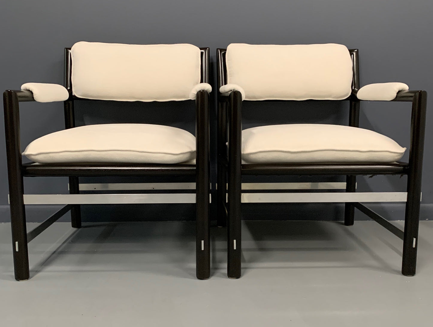 SOLD – Edward Wormley Pair of Outstanding Armchairs for Dunbar