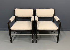 Edward Wormley Pair of Outstanding Armchairs for Dunbar