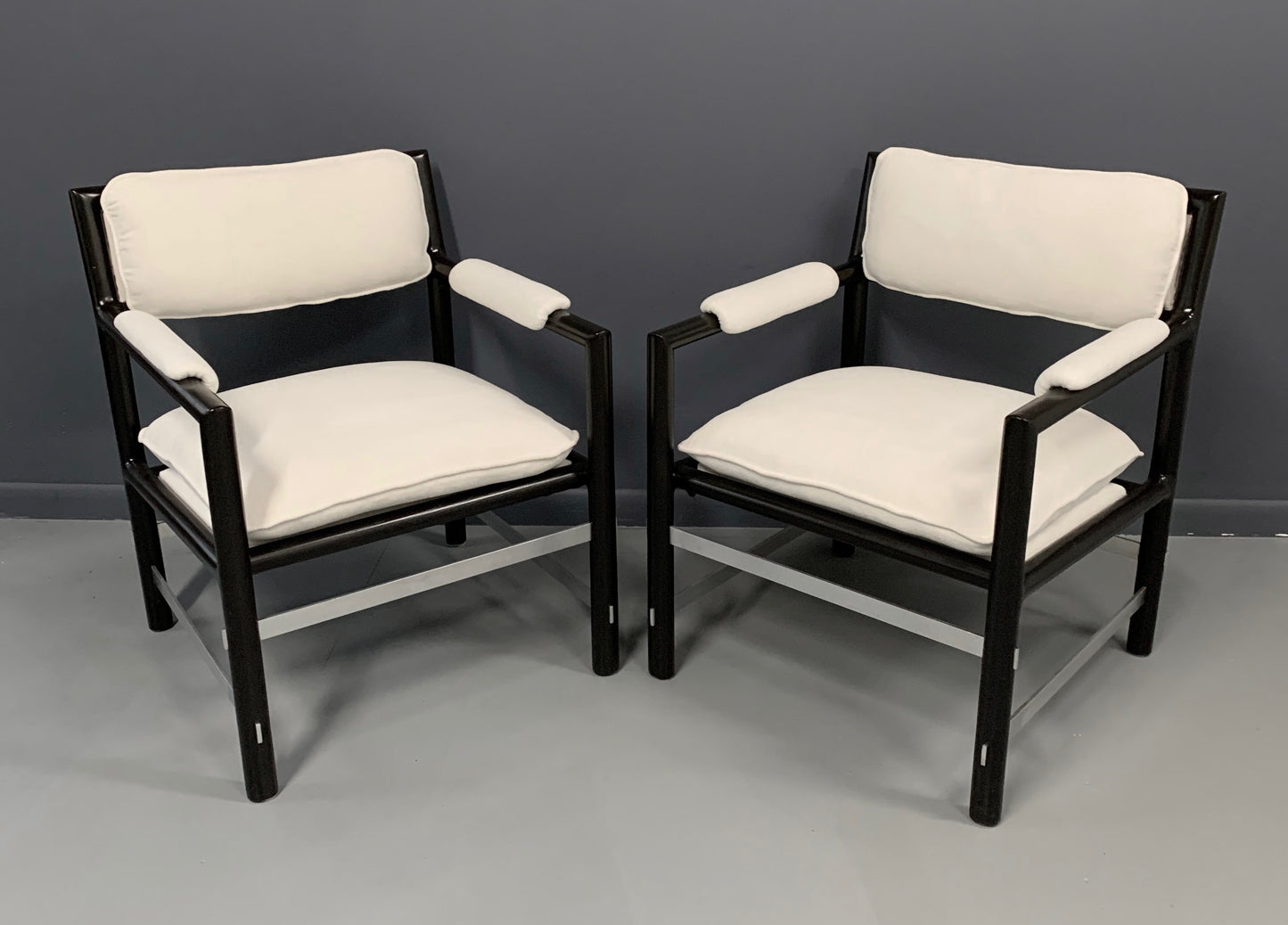 SOLD – Edward Wormley Pair of Outstanding Armchairs for Dunbar