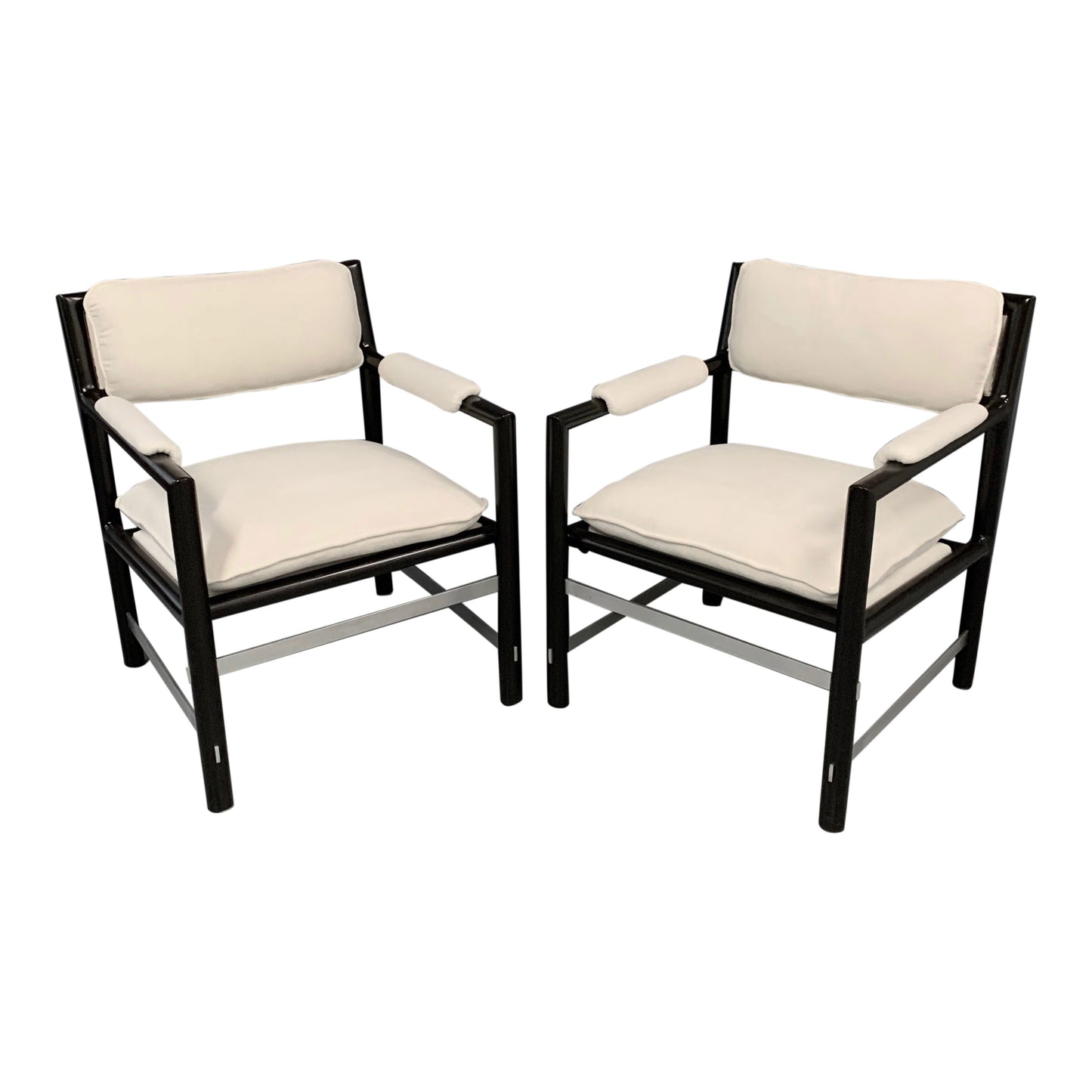 SOLD – Edward Wormley Pair of Outstanding Armchairs for Dunbar