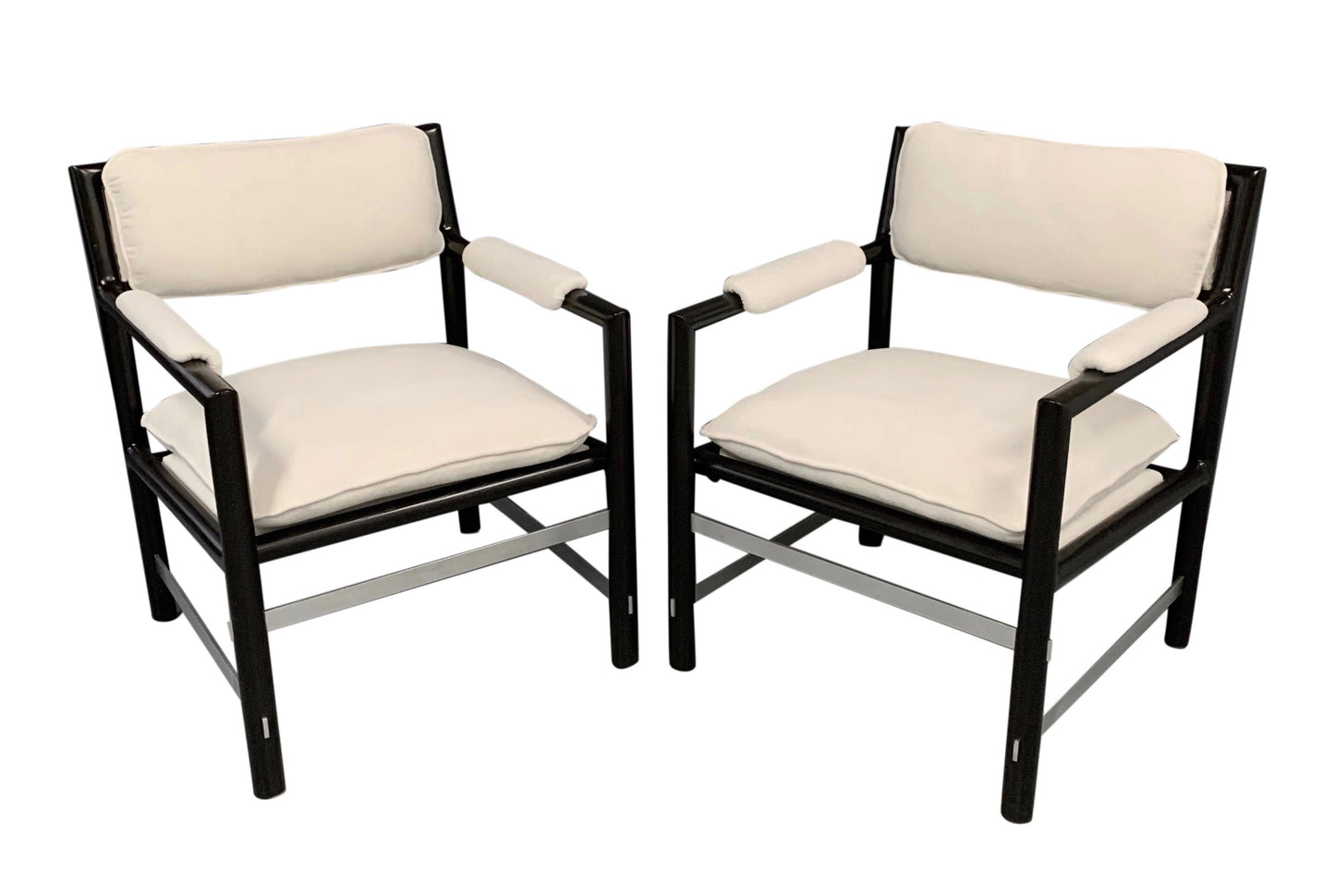 SOLD – Edward Wormley Pair of Outstanding Armchairs for Dunbar