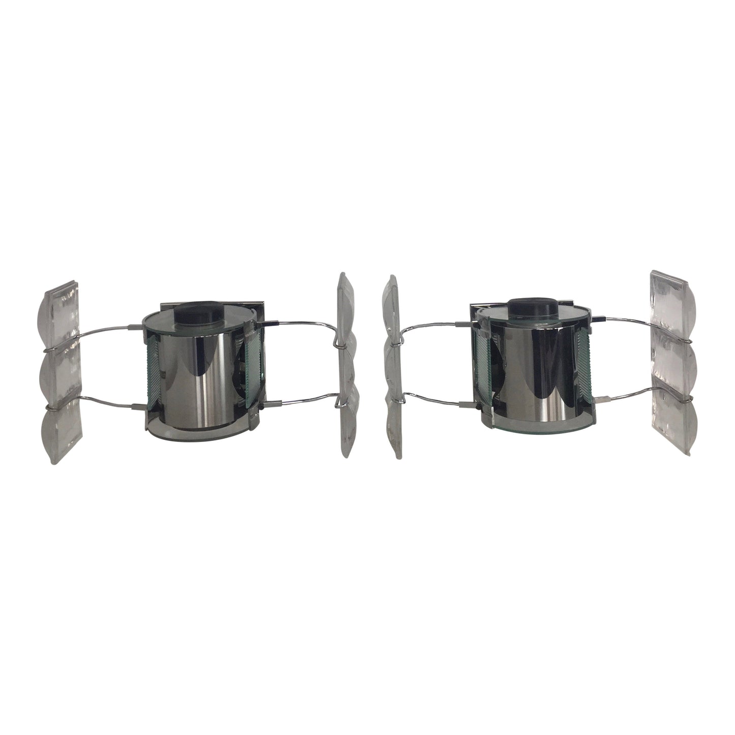 Sconces in the Manner of Fontana Arte a Pair