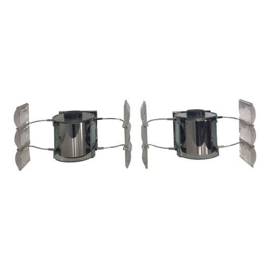 Sconces in the Manner of Fontana Arte a Pair