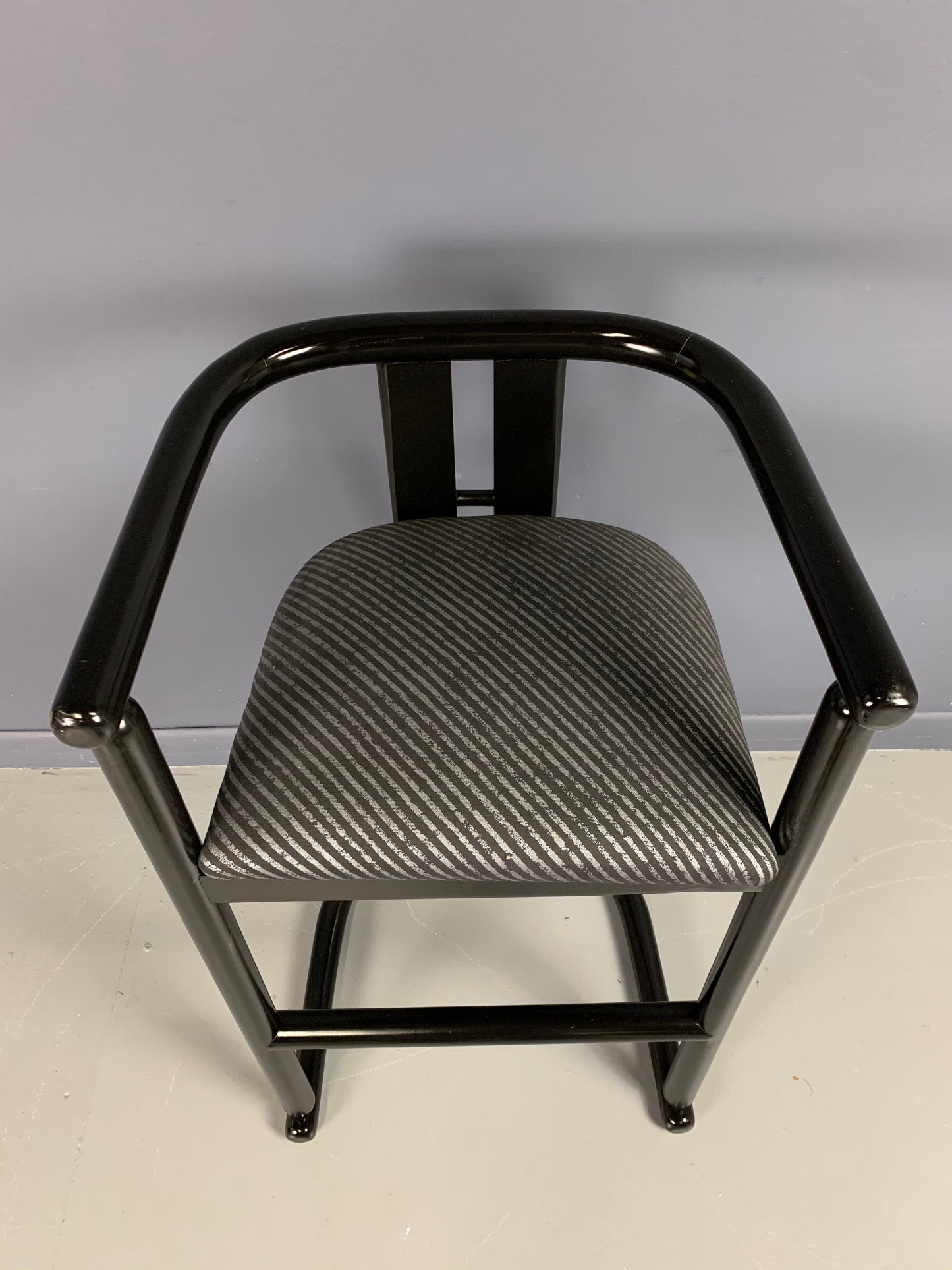 SOLD – Post Modern Bar Stools a Set of Three in the Style of Pierre Cardin