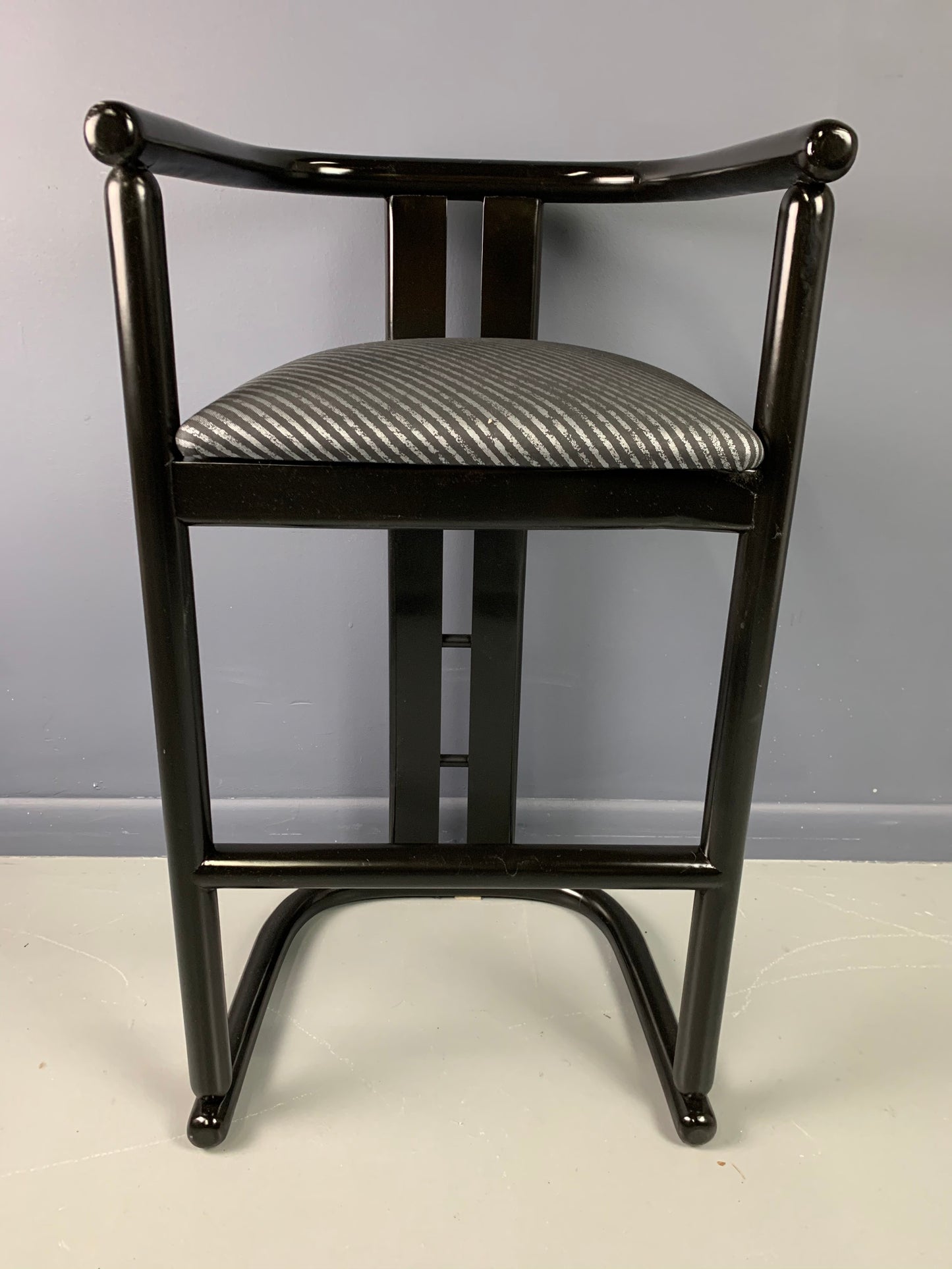 SOLD – Post Modern Bar Stools a Set of Three in the Style of Pierre Cardin