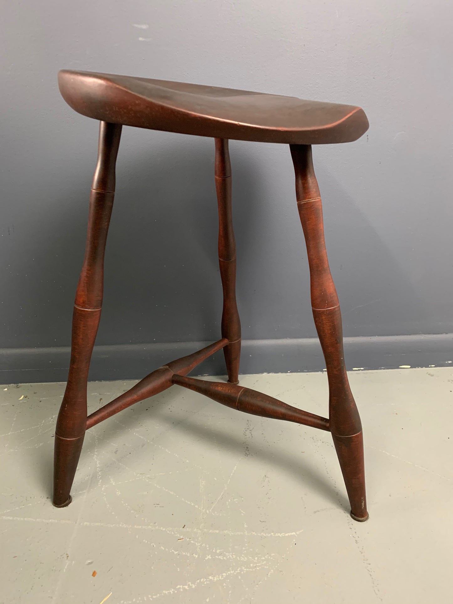 Three Legged Stool by Studio Woodworker John W Los