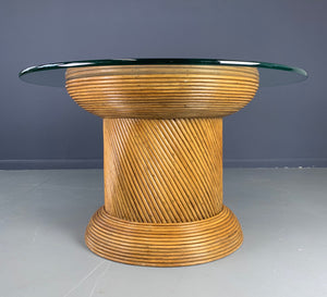 Pencil Reed Coffee/Side table Mid Century Crespi Inspired