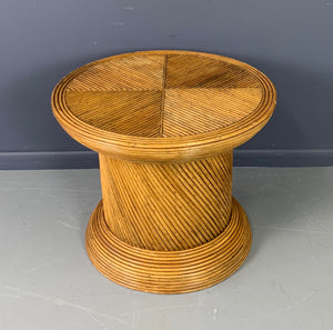 Pencil Reed Coffee/Side table Mid Century Crespi Inspired