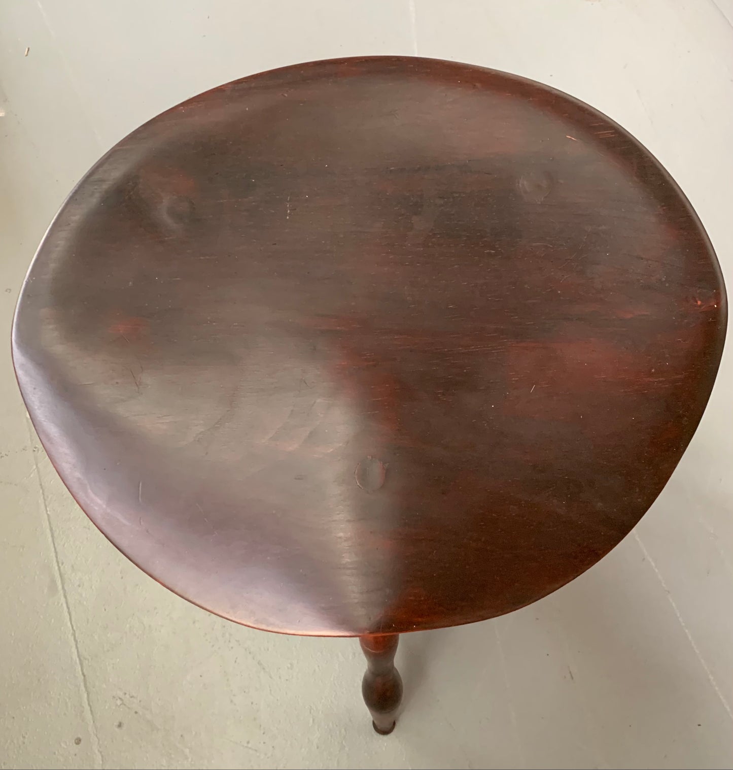 Three Legged Stool by Studio Woodworker John W Los