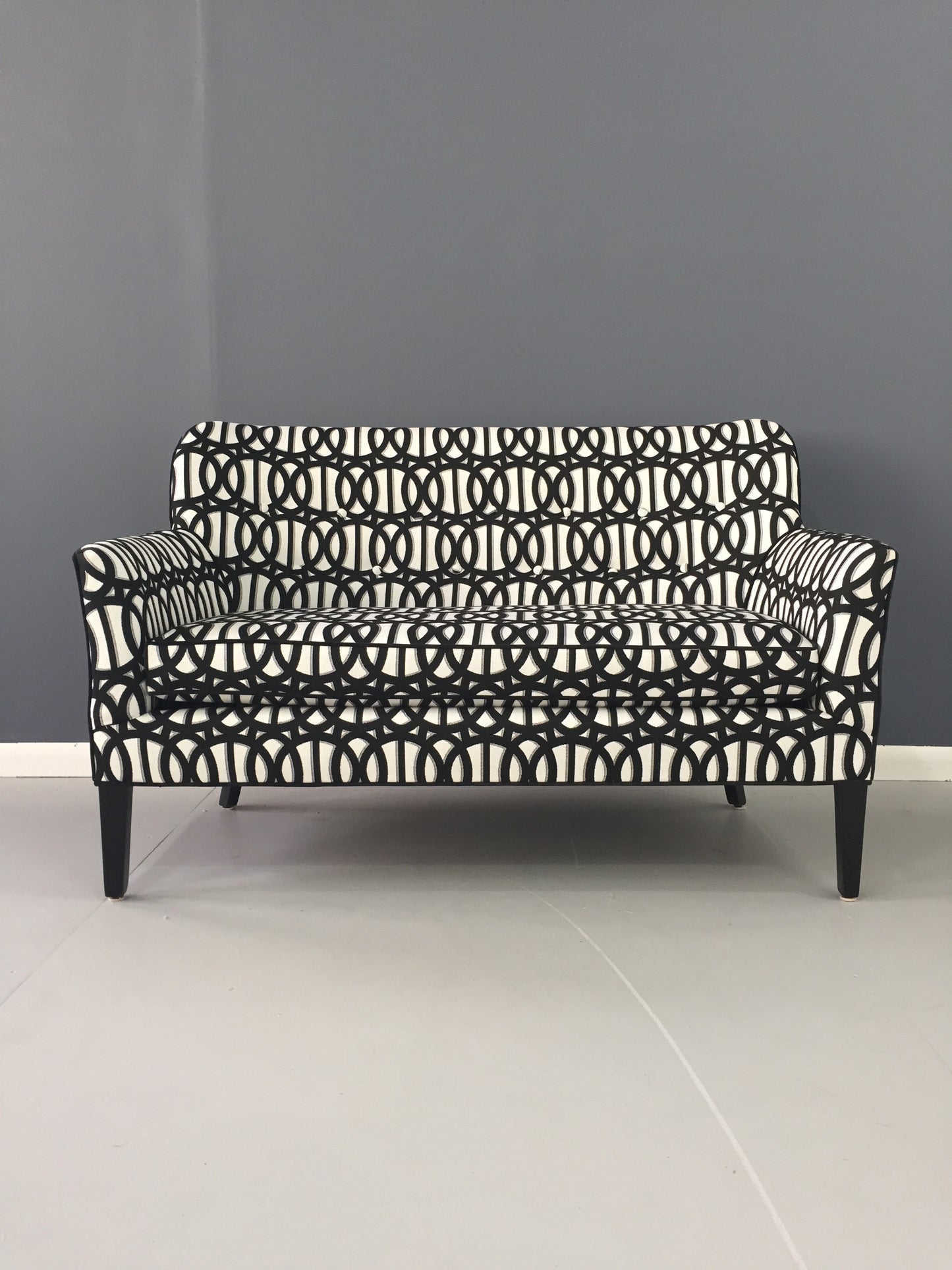 Mid Century Loveseat in the Manner of Frits Henningsen