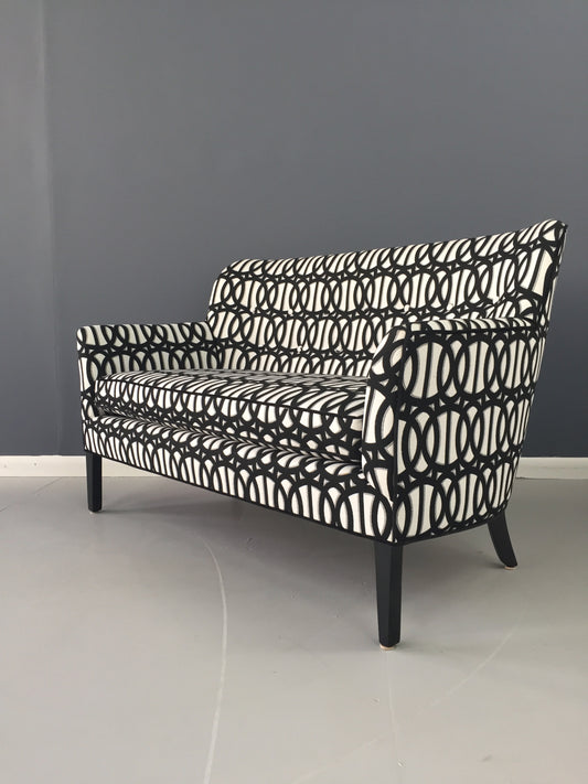 Mid Century Loveseat in the Manner of Frits Henningsen