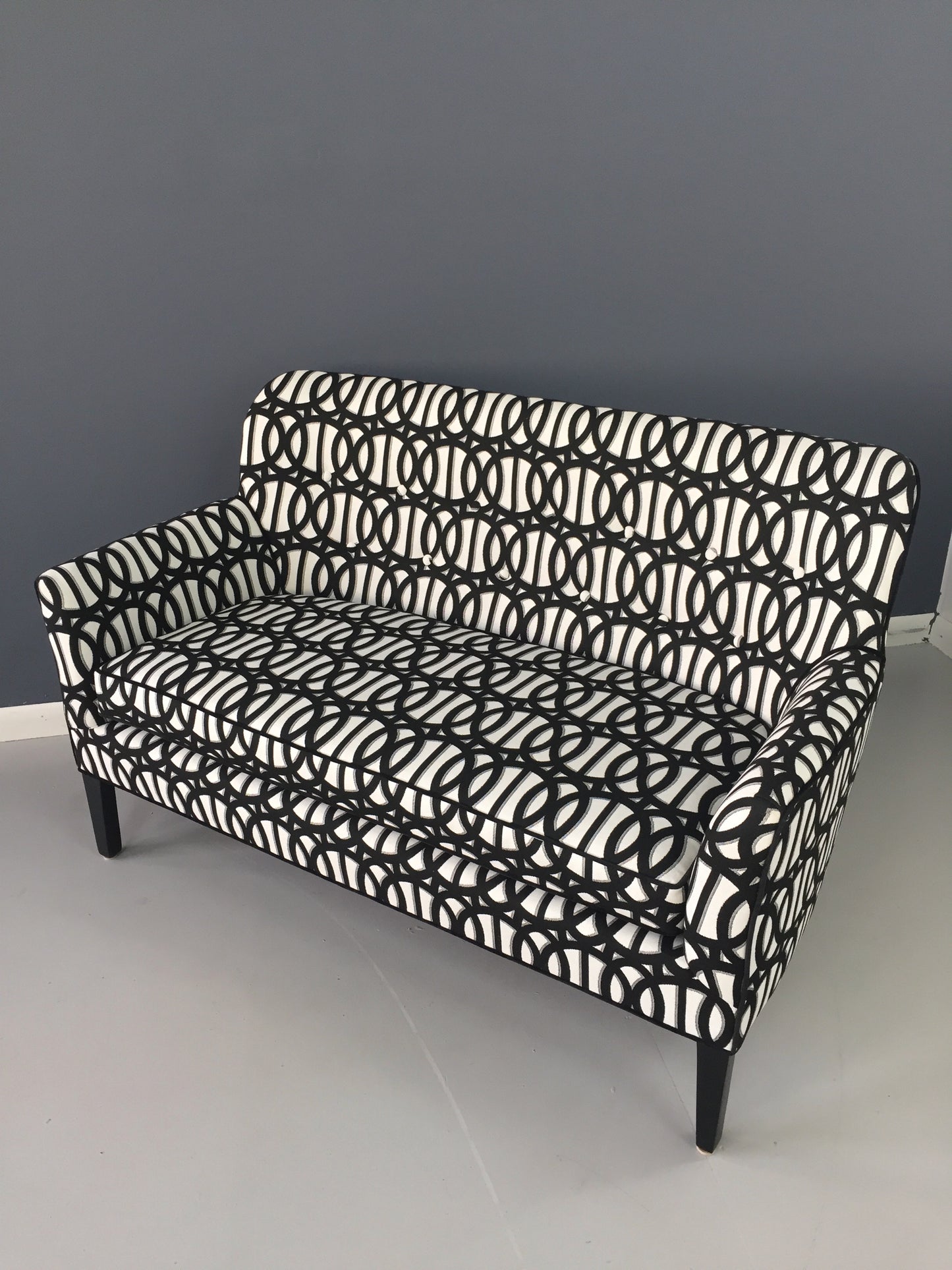 Mid Century Loveseat in the Manner of Frits Henningsen