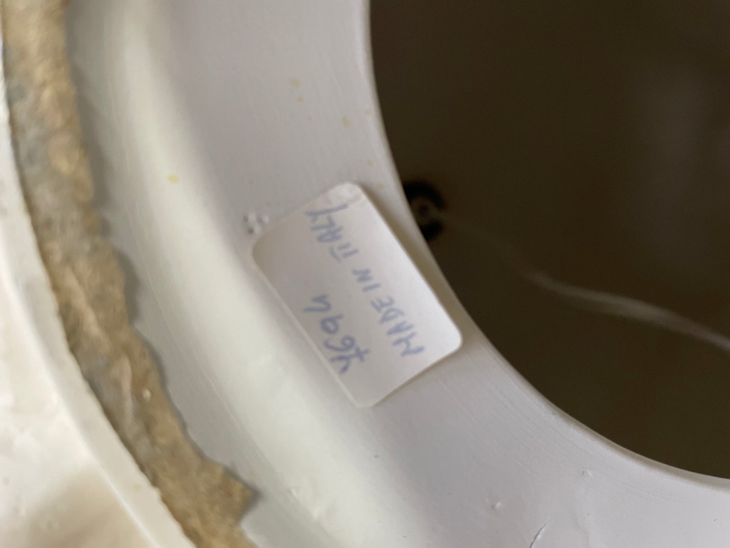 SOLD – Italian White Ceramic Pair of Table Lamps with a Seashell Motif Mid Century