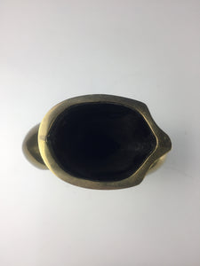 Rosenthal Netter Imported Solid Brass Vase Midcentury