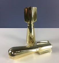 Load image into Gallery viewer, Brassed Pair of WWll Era Mortar Shell Paperweights or Bookends Mid Century