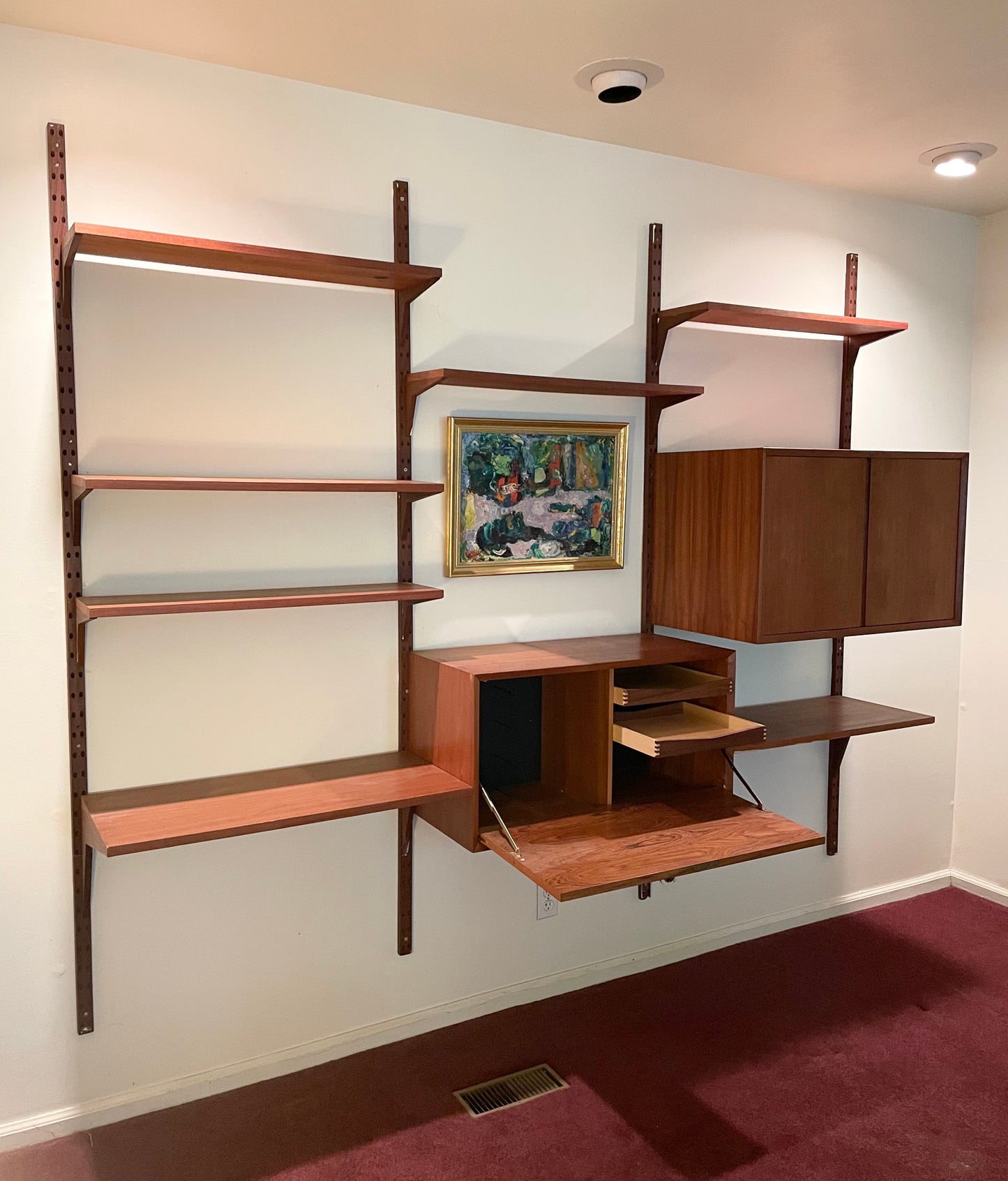 SOLD – Poul Cadovius Cado Royal Wall Unit in Teak